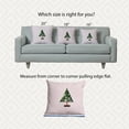 thumbnail image 4 of 16" x 16" Simply Daisy Crazy Christmas Polyester Indoor/Outdoor Pillow, Pink (1 Count), 4 of 4