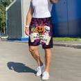 thumbnail image 5 of Mens Pajama Shorts, Halloween Happy and Fun Sleep Shorts Men Pajama Bottoms Lounge PJ Shorts with Pockets, 5 of 6