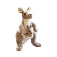 thumbnail image 1 of 28-35Cm Kangaroo Plush Toy 3D Padded Mother And Child Kangaroo Gift Decoration, 1 of 5
