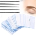 thumbnail image 1 of Aguja de microblading, 50 piezas profesional de tatuaje de cejas Microblading aguja de cejas aguja de sombreado de cejas máxima comodidad, 1 of 12
