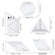 thumbnail image 5 of 5Pcs PatchWork Ruler Quilting Templates Transparent Sewing Cutting Craft Manual DIY Tools, 5 of 5