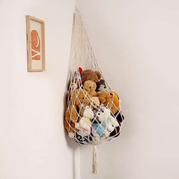 Organizador de juguetes Amdermi, hamaca colgante de 152 cm