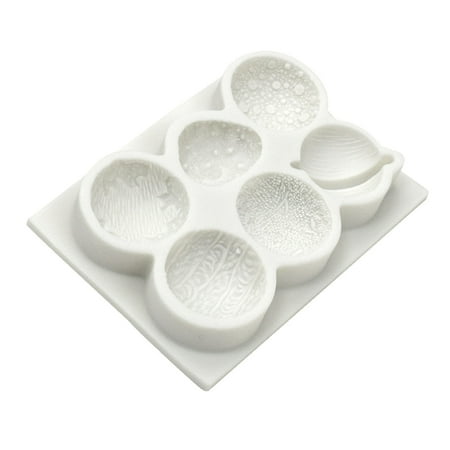 

BYDOT DIY Fondant Molds Chocolate Moulds Candy Mould Planet Shaped Silicone Material for Kitchen Cake Fondant Chocolate Baking