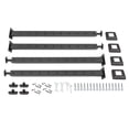 thumbnail image 4 of Miumaeov Cable Railing Post 36"x2"x2" Adjustable Top Level drilled Post Level Line Post Top Mount Stainless Steel Black Finish Wood Concrete Level Deck (4Pc), 4 of 15