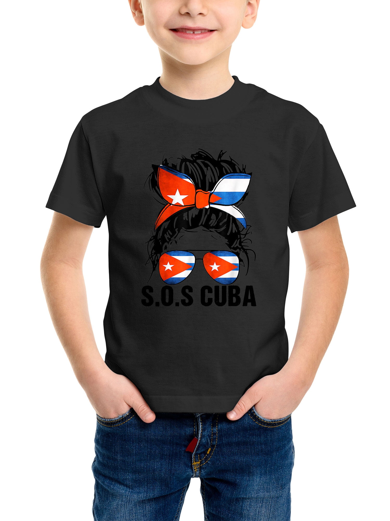 Cuba Flag Children's Kids Childs T Shirt