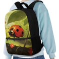thumbnail image 4 of Uourmeti Polyester School Backpack Daypack with Cartoon Ladybug Design - Spacious for Student Daily Use and Short Travel Trips, 4 of 6