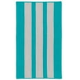 thumbnail image 1 of Colonial Mills Rug EV37R096X132S Everglades Vertical Stripe Braided Area Rug  Turquoise - 8 x 11 ft., 1 of 1
