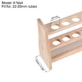 thumbnail image 3 of Soporte de tubos de ensayo de madera con 6 pozos para tubos de centrifugado de 50ml, 3 of 3