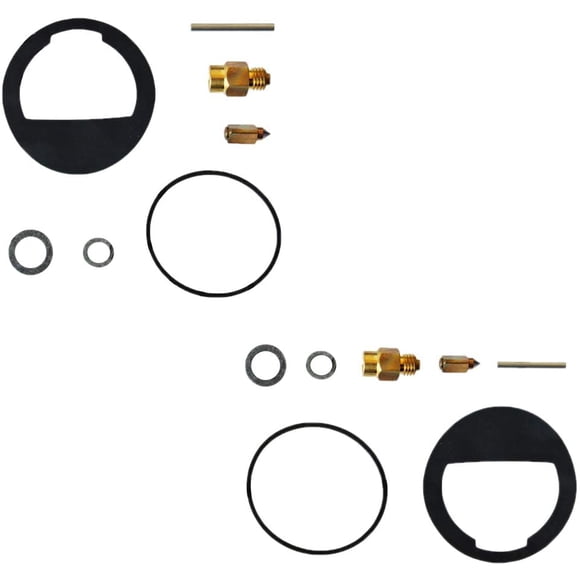 QAZAKY Lot de 2 Kits de Reconstruction de Carburateur Compatibles avec Kohler K-Series K90 K91 K141 K160 K161 K181 K191 K241 K301 K321