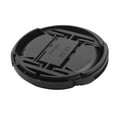 thumbnail image 2 of REGALWOVEN Plastic Snap Digital Camera Clip-on 58mm Center Pinch Front Lens Cap Cover Black, 2 of 3