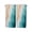 Teal green, variant on Kitchen Curtains 54 Inches length, Teal Green Window Treatment Curtain Drapes, Geometric Brown White Beach Waves Gradient Decorative Window Curtains for Bedroom Cafe, 52"x54", 2 Panels