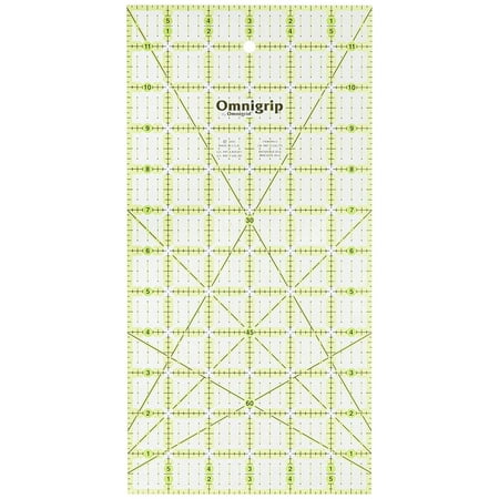 6 X 12 Ruler - Omnigrip Omnigrid Non-Slip Ruler, 6