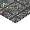 thumbnail image 4 of Addison Rugs Chantille Indoor/Outdoor Transitional Medallions Black Washable Rectangle Rug, 9' x 12', 4 of 6