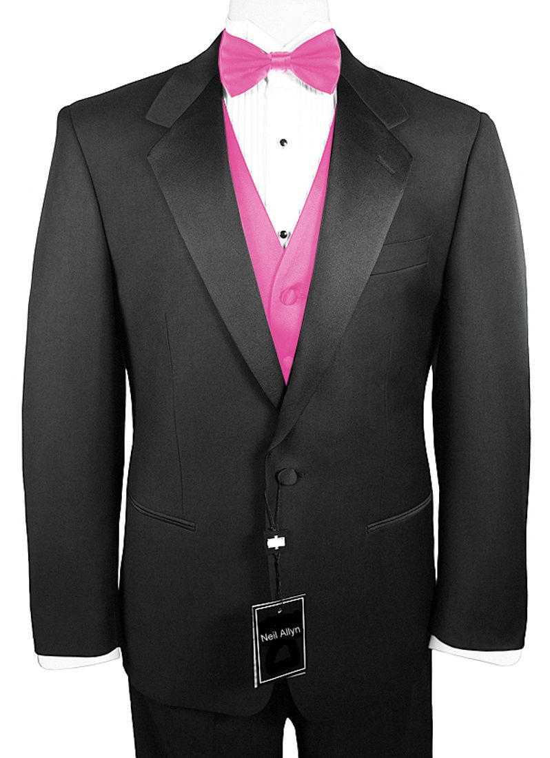 Neil Allyn Elegant 2 Button Notch Blazer Sport Coat Red