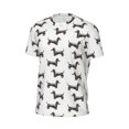 thumbnail image 6 of Wukai Dachshund Dog Puppy Print Men's Short-Sleeved Mesh T-Shirt,Quick-Dry Short Sleeve Workout T-Shirt-4X-Large, 6 of 8