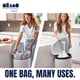 thumbnail image 2 of Bolsas De Basura Plasticplace De Ajuste Personalizado, Compatibles Con Simplehuman Code G (200 Unidades), Bolsas De Basura Con Cordón Blanco, 8 Galones/30 Litros, 17,5" X 28", 2 of 5