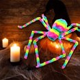thumbnail image 4 of RKSTN 2 Pcs Décorations d'Halloween Araignée Extérieure, Grande Araignée Colorée Effrayant avec Pieds Réglables pour Jardin Pelouse Intérieur Maison Hantée 29.5 Pouces, 4 of 4