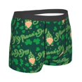 thumbnail image 3 of Fotbe St Patrick's Day9 Men’s Total Support Pouch Boxer Briefs, X-Temp Cooling, Moisture-Wicking Underwear, Regular, Long-leg and Trunk-Small, 3 of 9