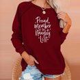 thumbnail image 4 of Pntutb Tops de mujer Suéter de cuello redondo con estampado navideño Blusa suelta Sudadera sin capucha Pntutb Pntutb-3584, 4 of 7