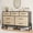 Deep Brown, variant on EastVita Modern Black Wooden Storage Dresser Chest with 7 Ample Drawers For Living Room and Bedroom