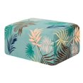 thumbnail image 1 of Funda elástica para reposapiés con estampado floral Gloria Funda de puf otomano, 1 of 7