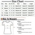 thumbnail image 4 of Fesfesfes Womens Basics Top Women's Casual Round Neck Sleeve Patchwork Solid Color Loose T-Shirt Top Shirts Women 2XL(US:12), 4 of 9