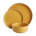 thumbnail image 2 of Gibson Home Everyday Essential Service de vaisselle en grès 12 pièces Jaune, 2 of 8