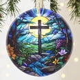 thumbnail image 1 of Adorno Colgante de Cerámica Cruz Touber 9 cm Navidad, 1 of 6