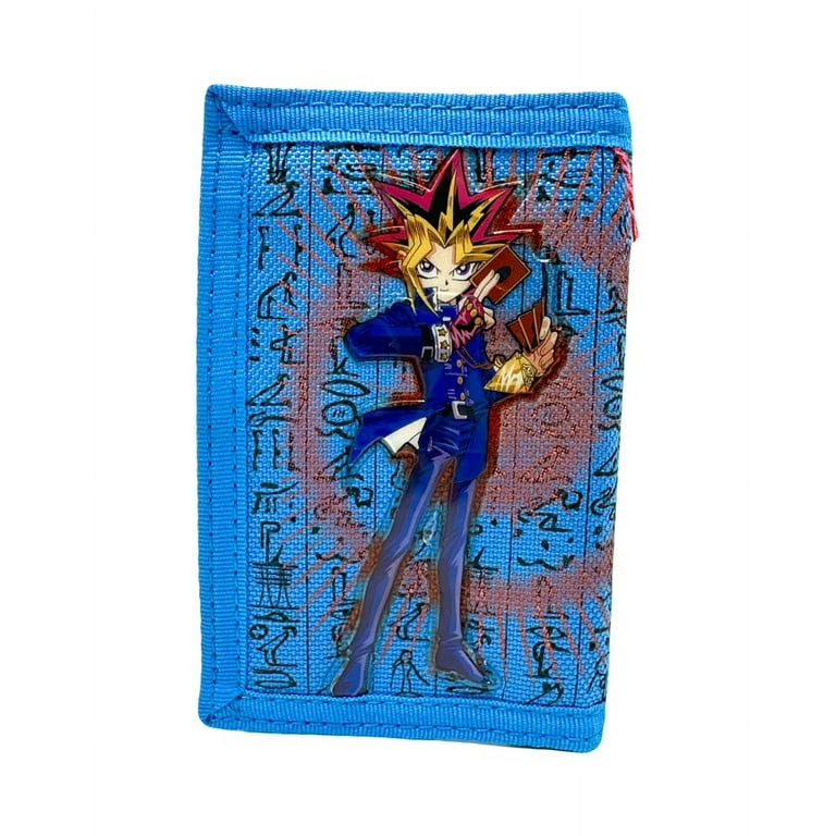 財布・ケース・小物入れ YGO Yugioh Trifold Wallet - Blue Yu-gi-yo Kids Wallet - Walmart.com