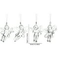 thumbnail image 3 of Angel Christmas Ornaments,4pc Angel Christmas Decorations Ornaments,Glass Angel Ornaments Xmas Tree Decorations Rustic Hanging Ornaments Farmhouse, Glass Prayer Guardian for Christmas Decorations, 3 of 6