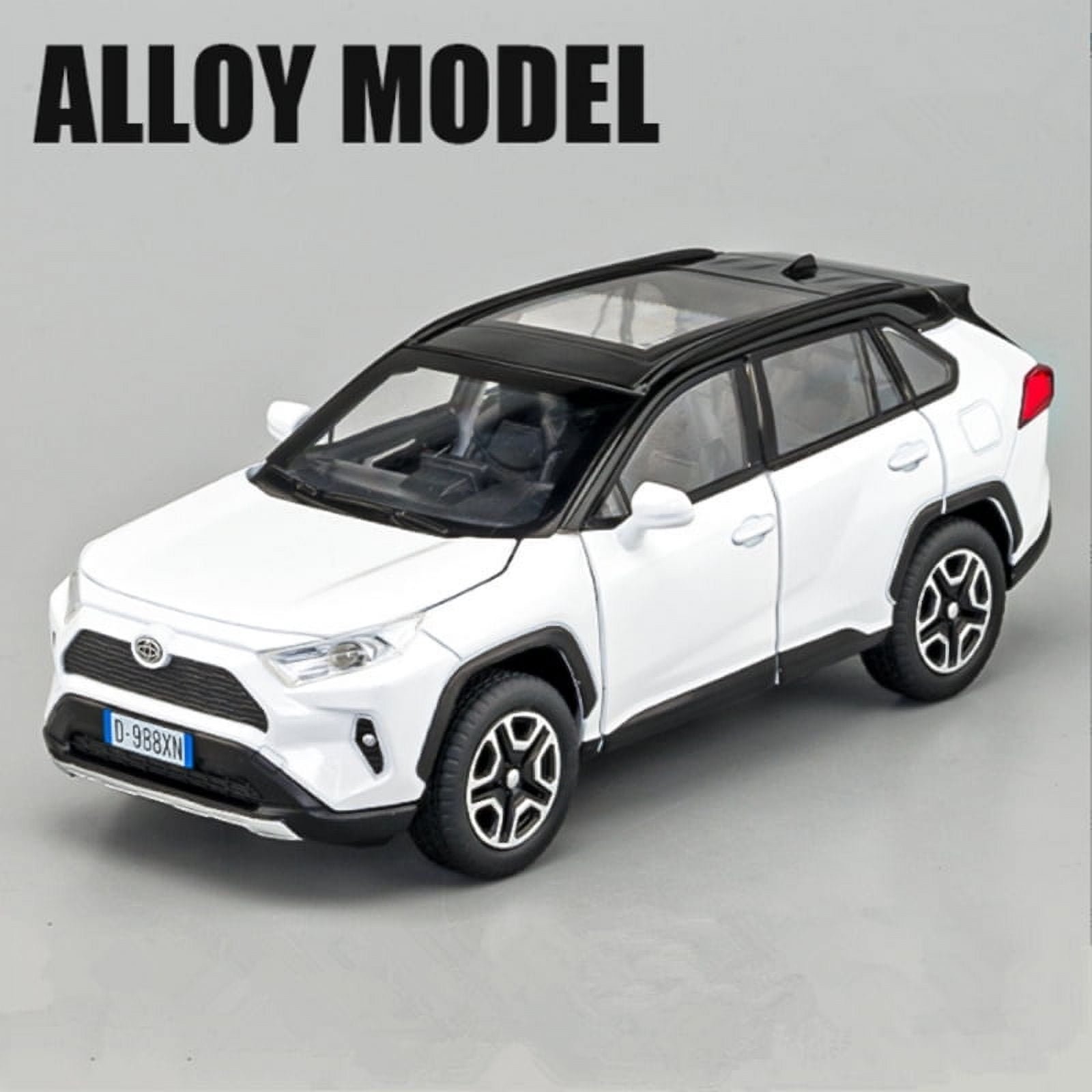 トヨタ RAV4 ミニカー ホワイト 1/24 1/24 Toyota Rav4 Hybrid XSE