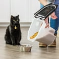 thumbnail image 4 of IRIS 6.5 Lbs / 8 Qt WeatherPro Airtight Pet Food Storage Container/Treat Box for Dog Cat and Bird Food, Keep Fresh, Translucent Body, Easy Clean Up, BPA free, Clear/Black, 4 of 7