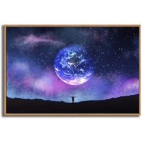 IDEA4WALL Framed Canvas Wall Art for Living Room, Bedroom Dreamland Theme Canvas Prints for Modern Home Decoration Ready to Hang