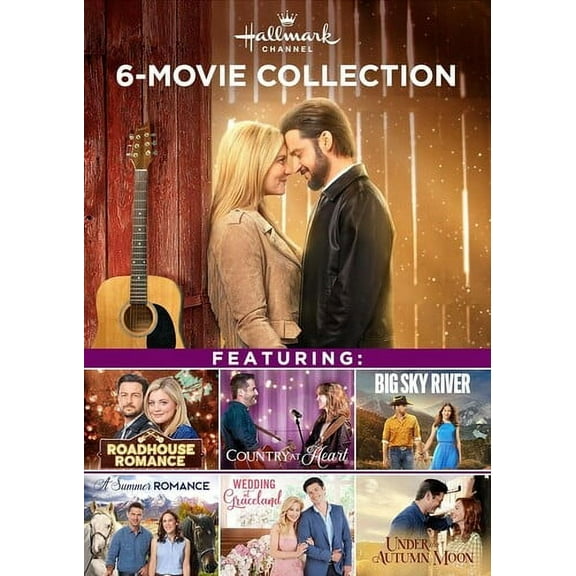 Hallmark 6-Movie Collection: Roadhouse Romance, Country At Heart, Big Sky River, Summer Romance, Wedding at Graceland, Under the Autumn Moon (DVD)