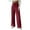 Wine, variant on MIUOWANP High Waisted Cargo Pants Women Fashionable Casual Elastic Waist With Multiple Pockets Work Clothes And Sports Pants Beige XXL