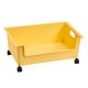 thumbnail image 5 of Contenedor de almacenamiento para juguetes, caja de almacenamiento con ruedas extraíbles, organizador de escritorio, portátil Amarillo, 5 of 9