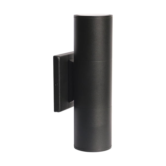 Nuvo Lighting 68090 - 2 Light LED Large Up and Down Sconce Fixture Black Finish 20W 120/277V Outdoor Sconce LED Fixture
