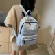 thumbnail image 3 of Mochila de hombro de moda para mujer, mochila escolar de algodón acolchada, mochila informal para mujer, impermeable, para otoño e invierno, bolsos de viaje, 3 of 5