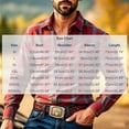 thumbnail image 3 of SGFCWSX Men's Flannel Shirt Plaid Long Sleeve Button Down Western Casual with Chest Pocket Shirts Red Size 4XL, 3 of 5
