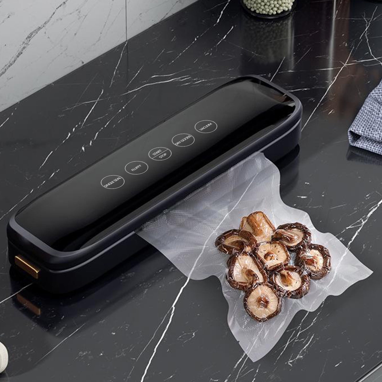 Chmadoxn Vacuum Sealer, Food Protector Vacuum Sealer Machine, Automatic Food Vacuum Sealer for Food Preservation Sealing Packing System for Fresh Food and Food Storage
