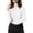 02-White, variant on Turtleneck Sweaters for Women Fall Winter Warm Long Sleeve Ribbed Knit Pullover Slim Fitted Basic Layering Tops