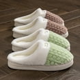 thumbnail image 5 of XIMIN Pantoufles pour Femmes Chaussures de Maison Confortables avec Mousse Mémoire Pantoufles Douces Chaudes Duveteuses Pantoufles Confortables Douces Sabots à Enfiler Hiver Automne Chaussures d'Intérieur, 5 of 5