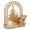 A, variant on LSLJS Christmas Luminous Wooden Ornaments, 6.8 inch Wooden Rocking Chair Desktop Decorations with LED Candle Light Christmas Commemorative Candle Decoration Holiday Night Lamp Christmas Gifts