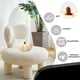 thumbnail image 4 of Almohadas decorativas con forma de calabaza, juguete de peluche tierno 20cm terciopelo blanco, 4 of 8
