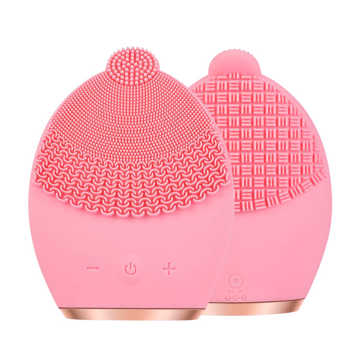 "Happyline" Sonic Facial Cleansing Brush, Rechargeable Silicone Face