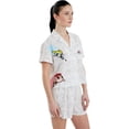 thumbnail image 4 of Pijama de Las Chicas Superpoderosas | Camiseta de manga corta y short | Suave y cómoda para dormir | Diseño original para fans de Cartoon Network, 4 of 5