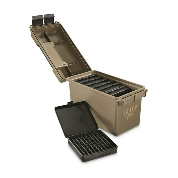 ACC45 Ammo Can Combo, Holds 700 Rounds, Bulk Ammo Storage, Stackable, USA Made, Dark Earth