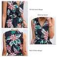 thumbnail image 4 of Women Sleeveless Dress, Belted Zipper Closure Comfortable Wear Summer Sleeveless Dress Attractive A Line For Daily Life ANGGREK Otros, 4 of 6
