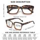 thumbnail image 2 of Gafas de lectura LOUOL HCB para mujer y hombre +3.5 Blue Light Block, 2 of 7
