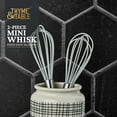 thumbnail image 3 of (4 pack) Thyme & Table 2-Pack Silicone Mini Whisks, Gray, 3 of 7